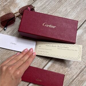 Cartier Sunglasses with a  Box and  Certificate